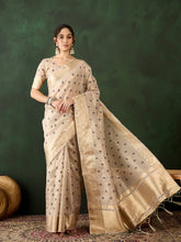 Womens Fashion Ethnic Beige Color Sarees-MLSHWSA1468BEI0ONE